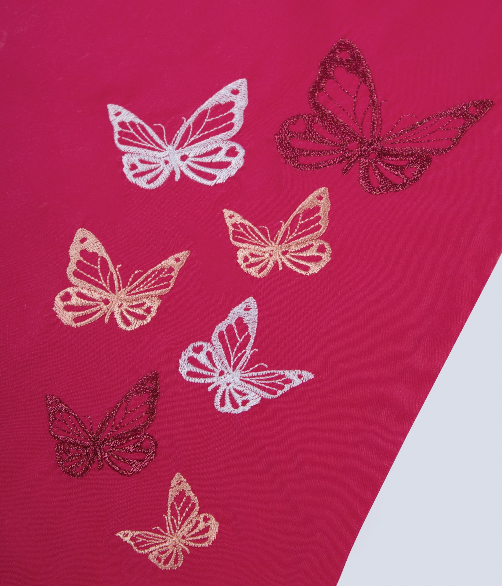 Vestido Butterfly rosa 4-8 anos