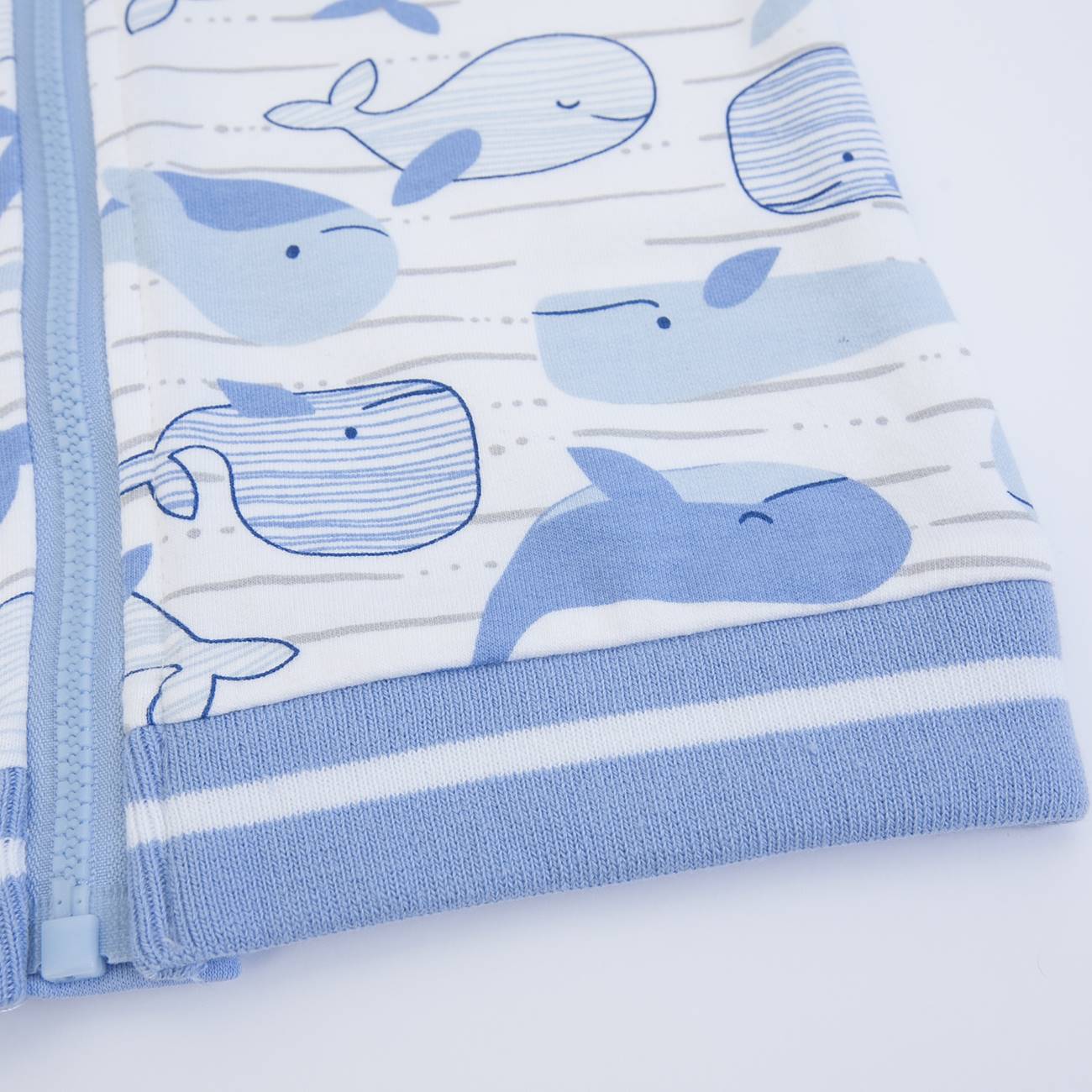 Casaco orgânico Baleia 24-36 meses