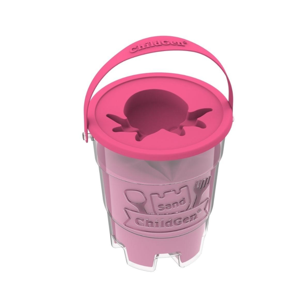 Areia cinética rosa