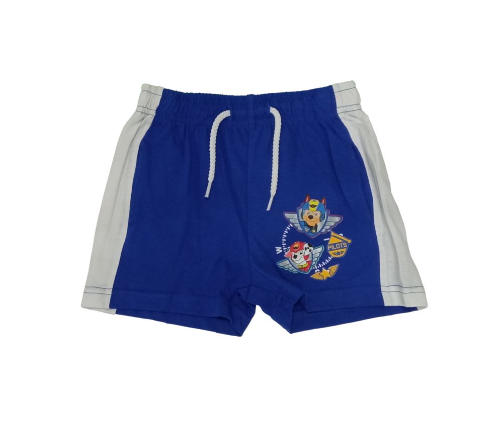 Conjunto t-shirt e calções Patrulha Pata azul 4-6 anos