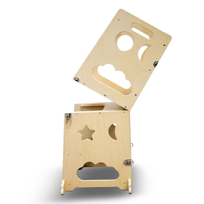 Torre de aprendizagem Montessori 3 em 1 Buky