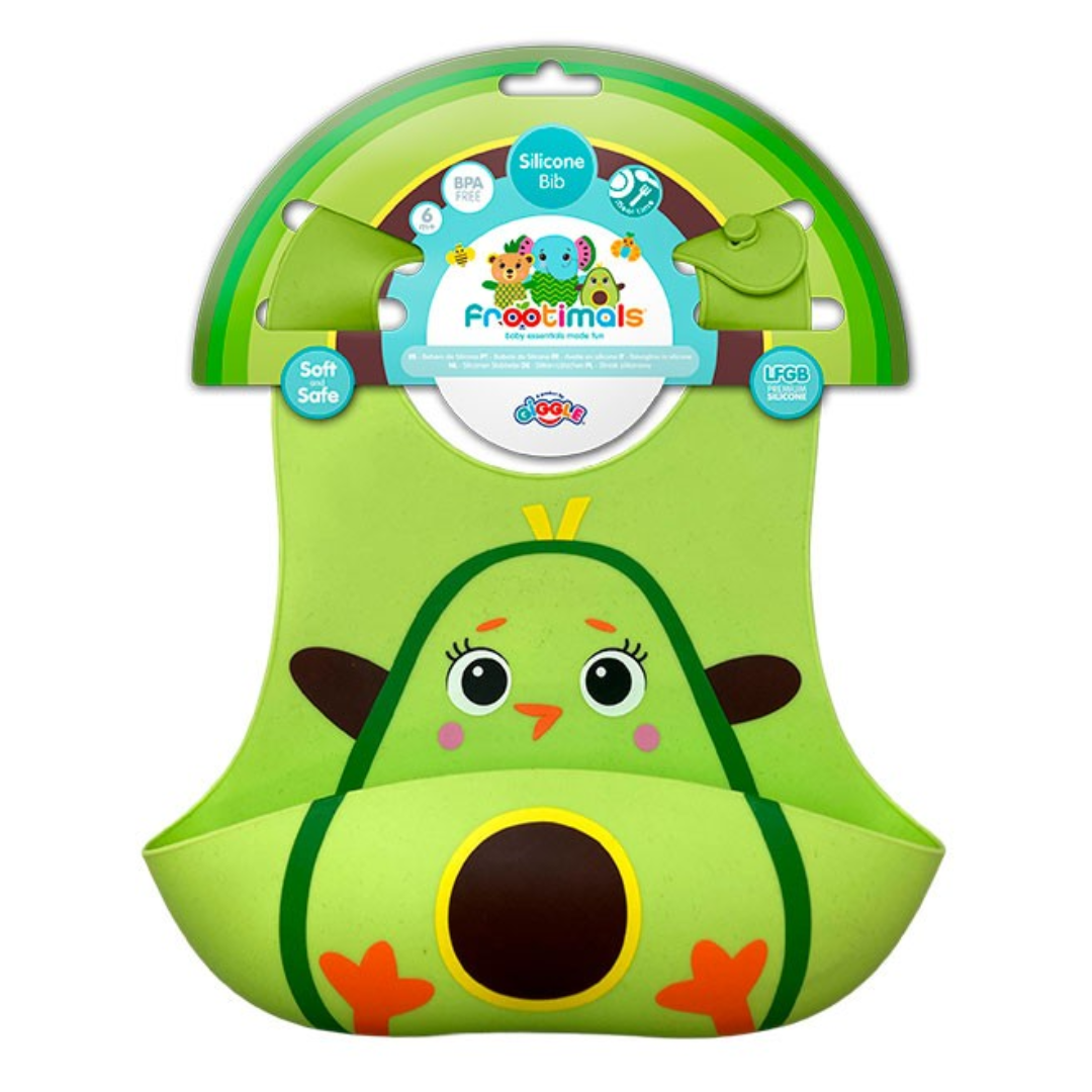 Babete silicone Miss Pio Chickicado Frootimals