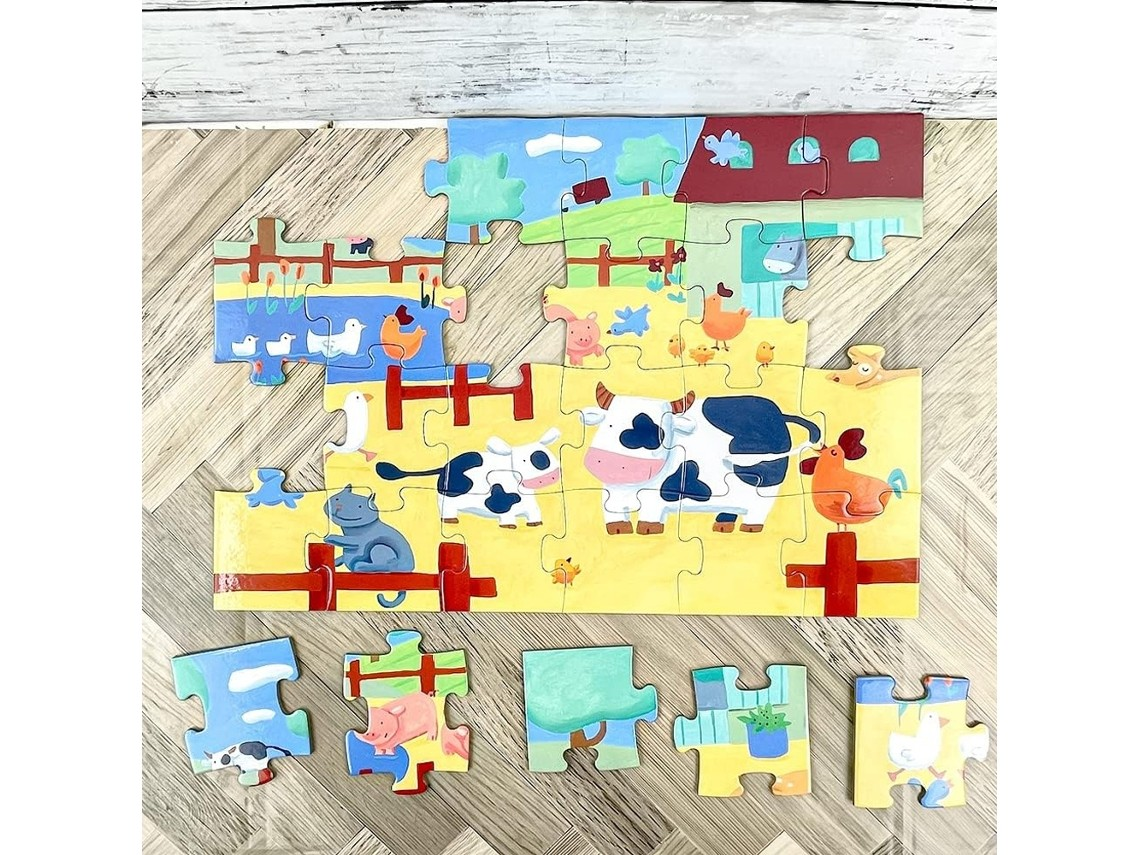 Puzzle Vacas na Quinta 24 peças