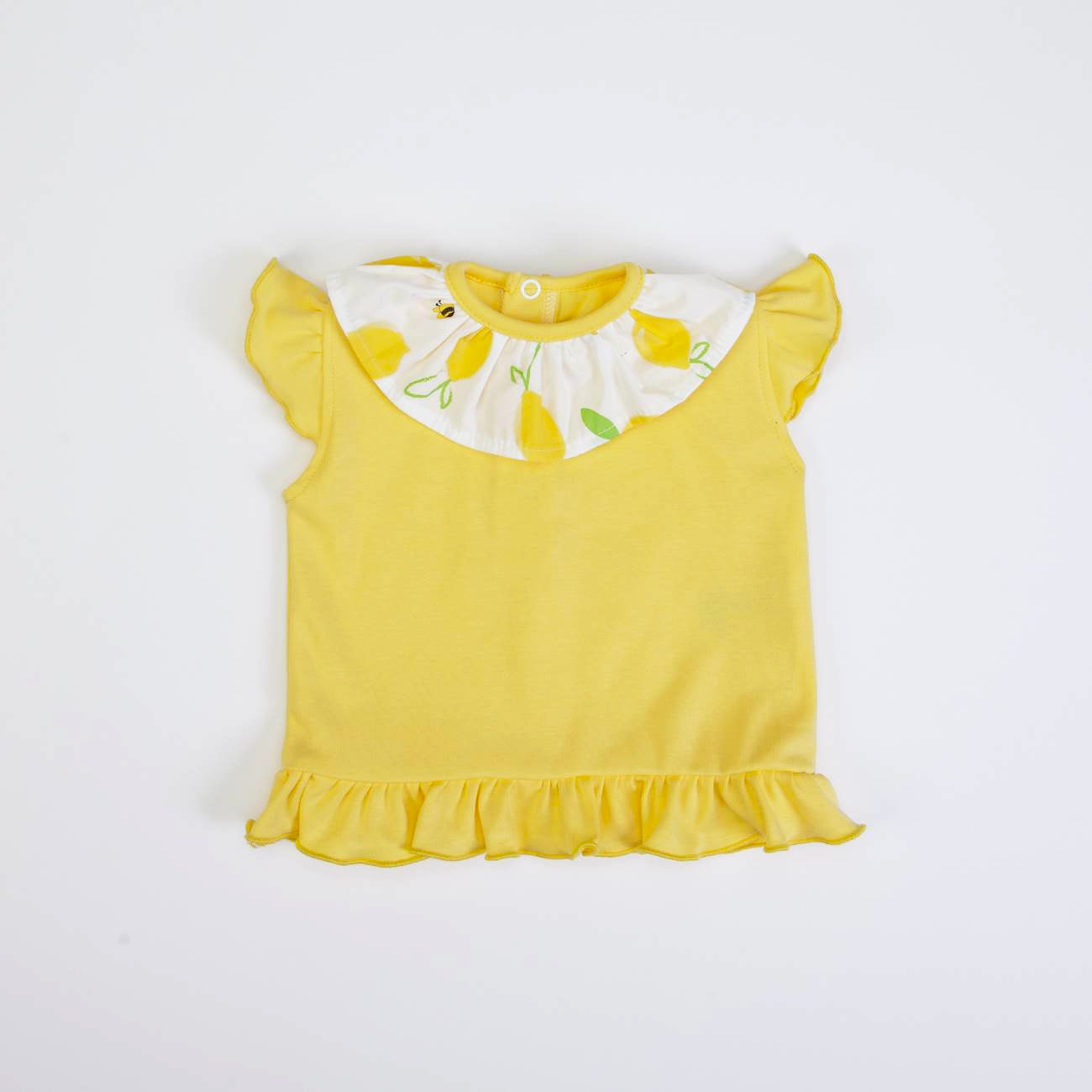 Conjunto t-shirt e calções Limão 9-18 meses