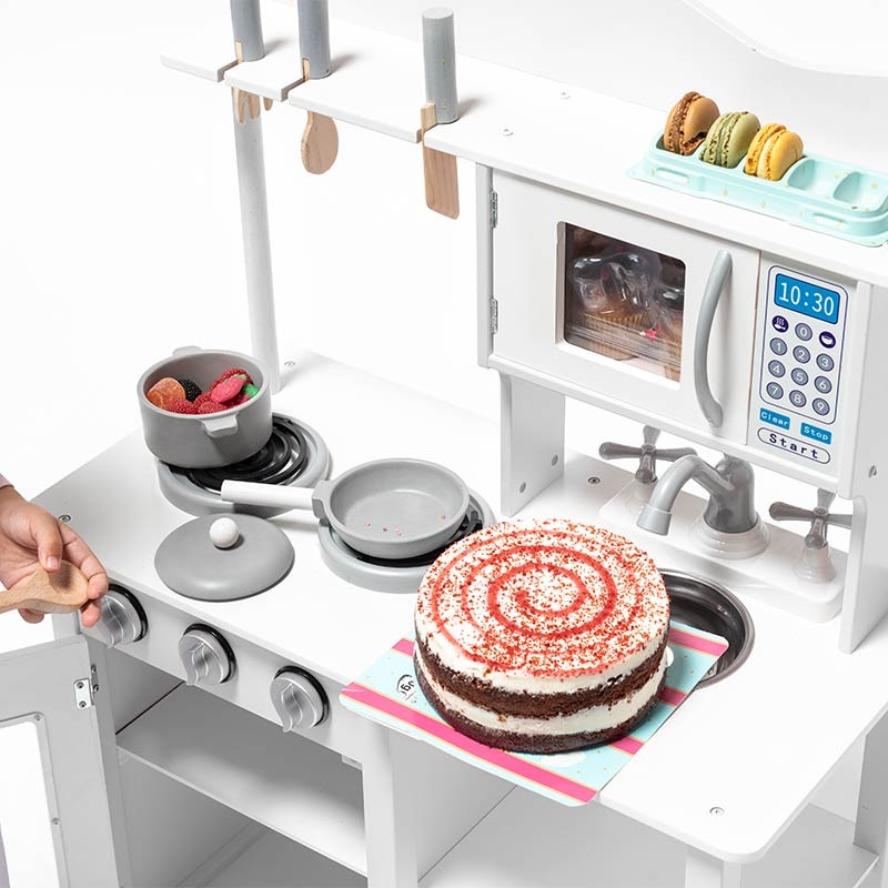 Cozinha em madeira - Branca