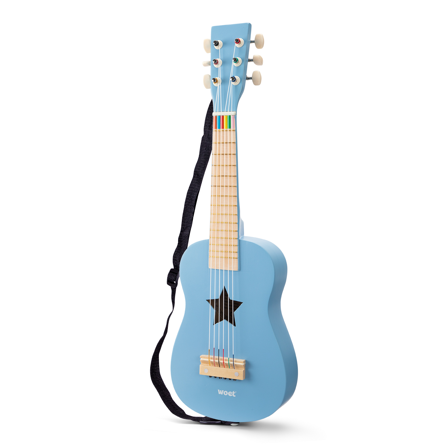 Guitarra Star em madeira - Azul