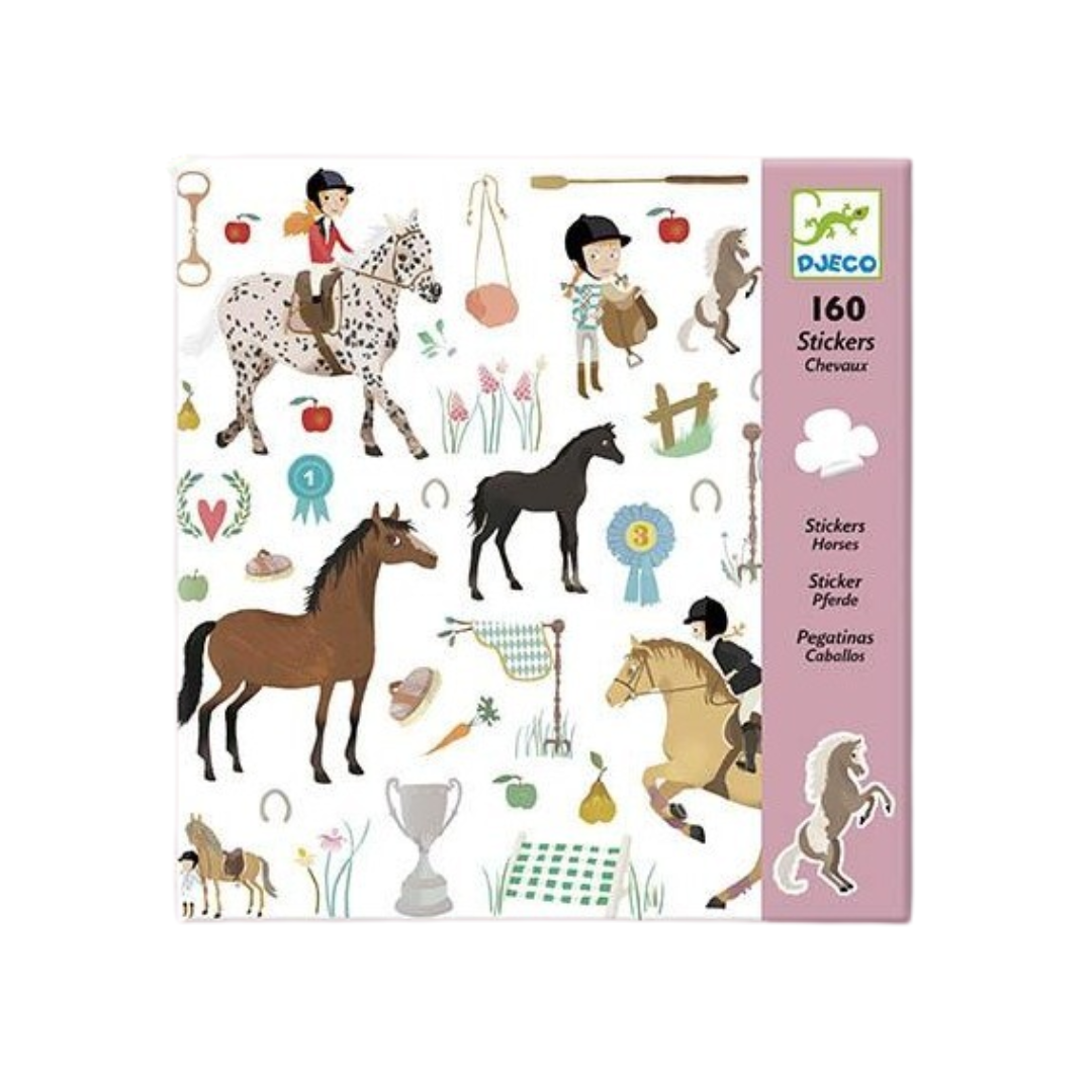 Cavalos - 160 autocolantes