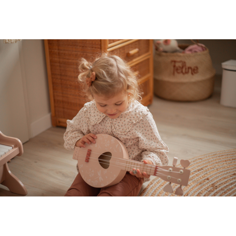 Banjo em madeira - rosa