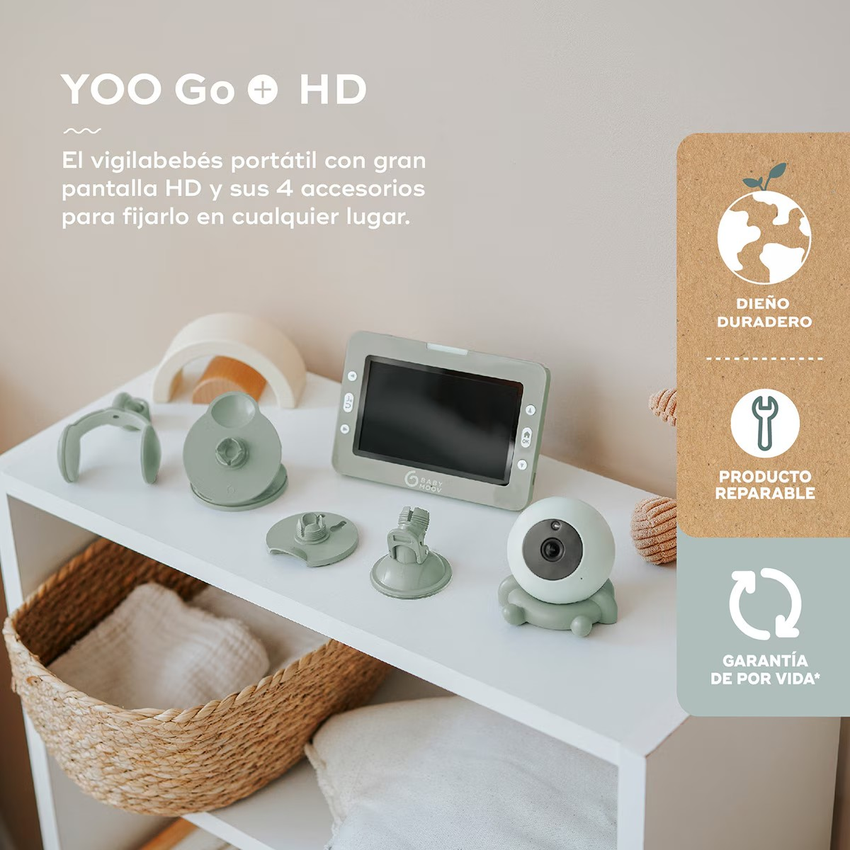 Intercomunicador bebé Yoo-Go+HD