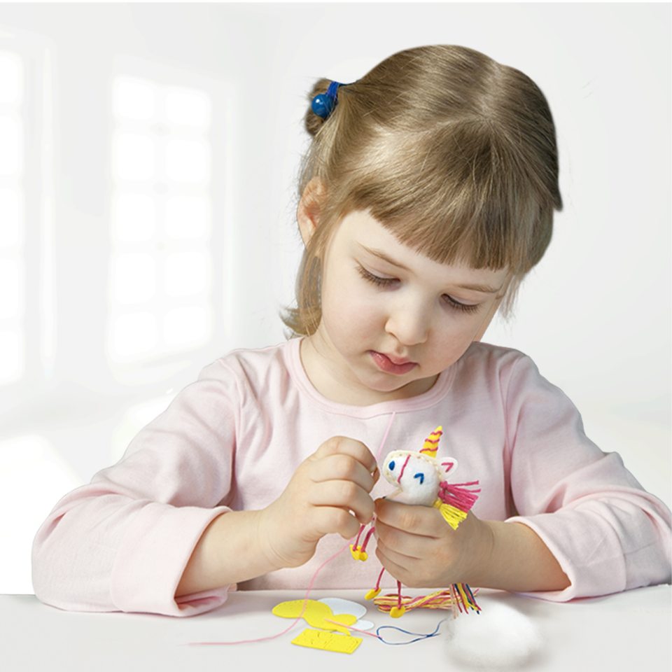 Topper de costura para lápis DIY - Unicórnio