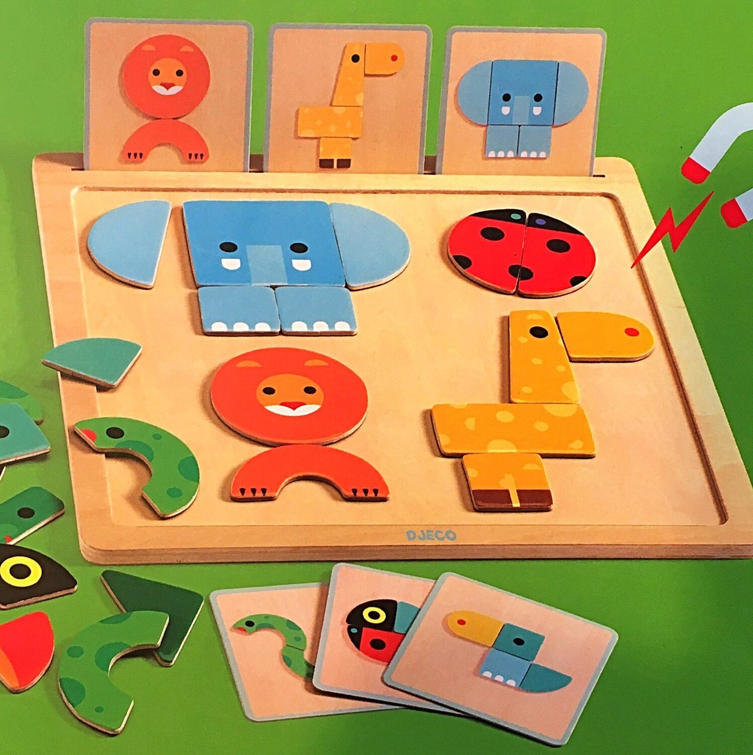 Puzzle magnético animais GéoBasic