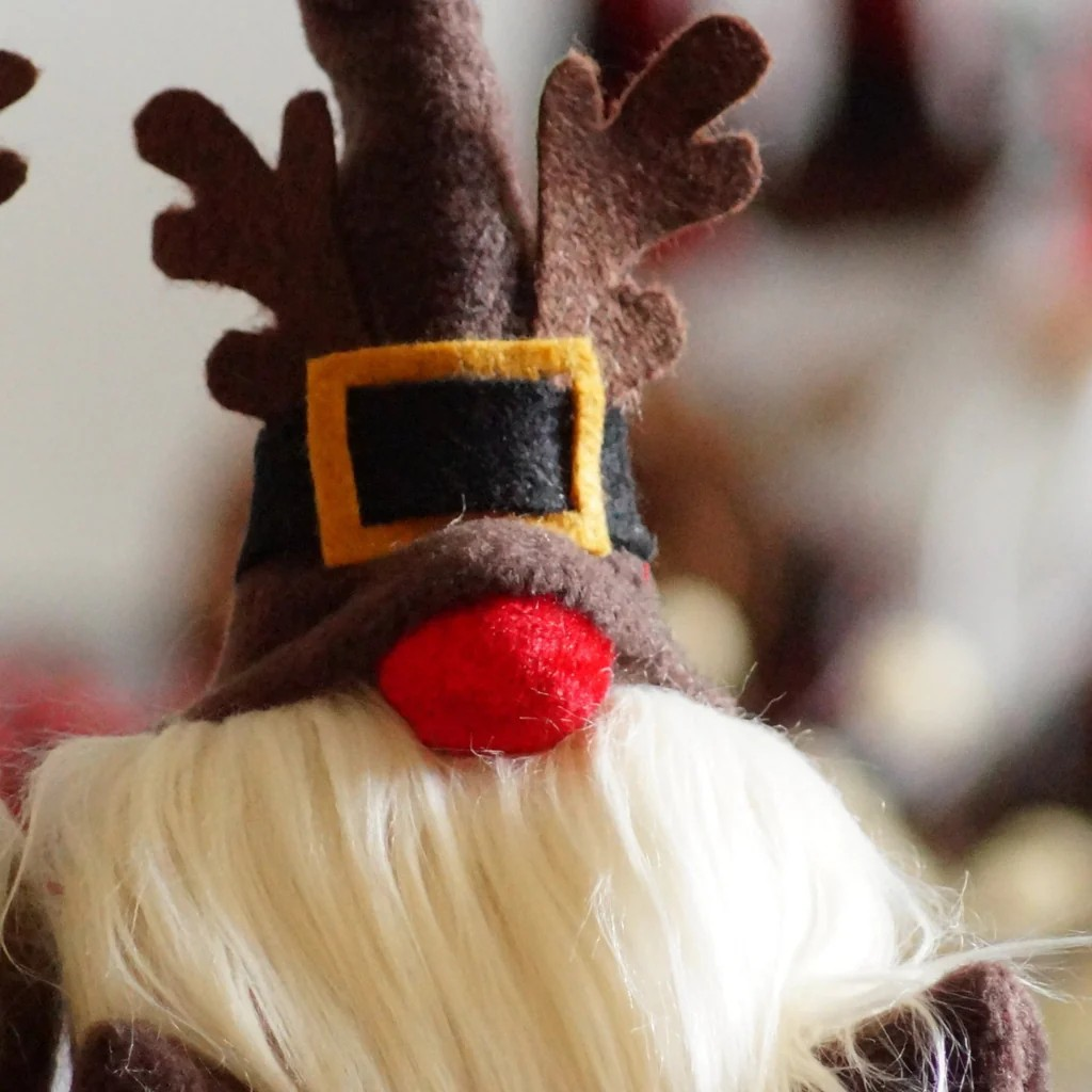 Gnomo Rena Rudolfo artesanal