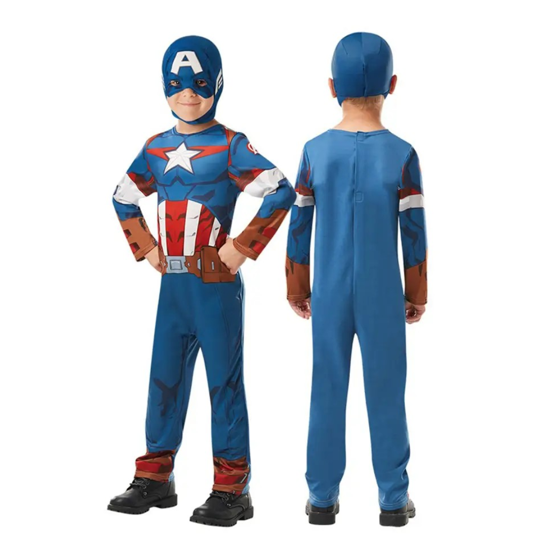 Fantasia Capitão America 3-10 anos