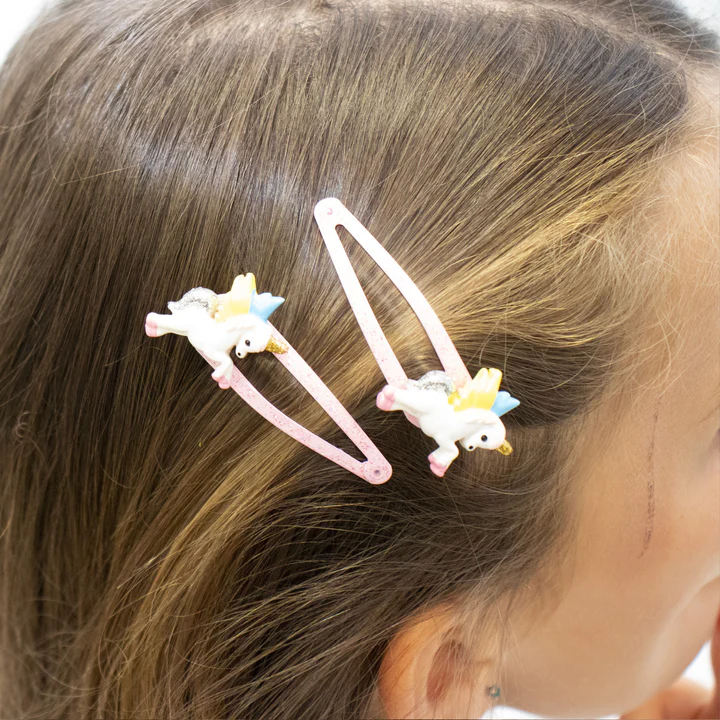 Ganchos cabelo Unicórnios