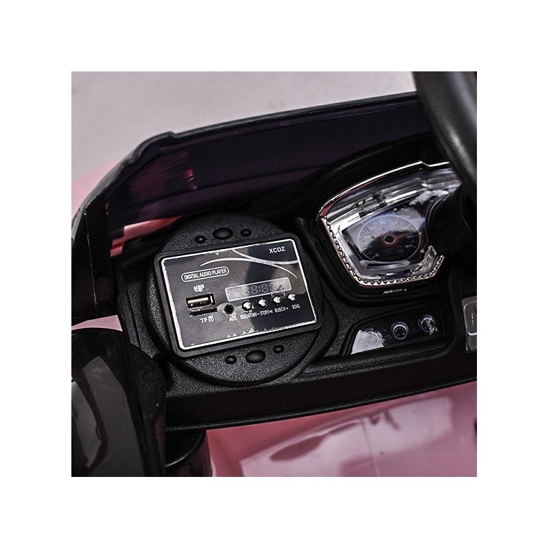 Carro elétrico 12V Range Rapid rosa