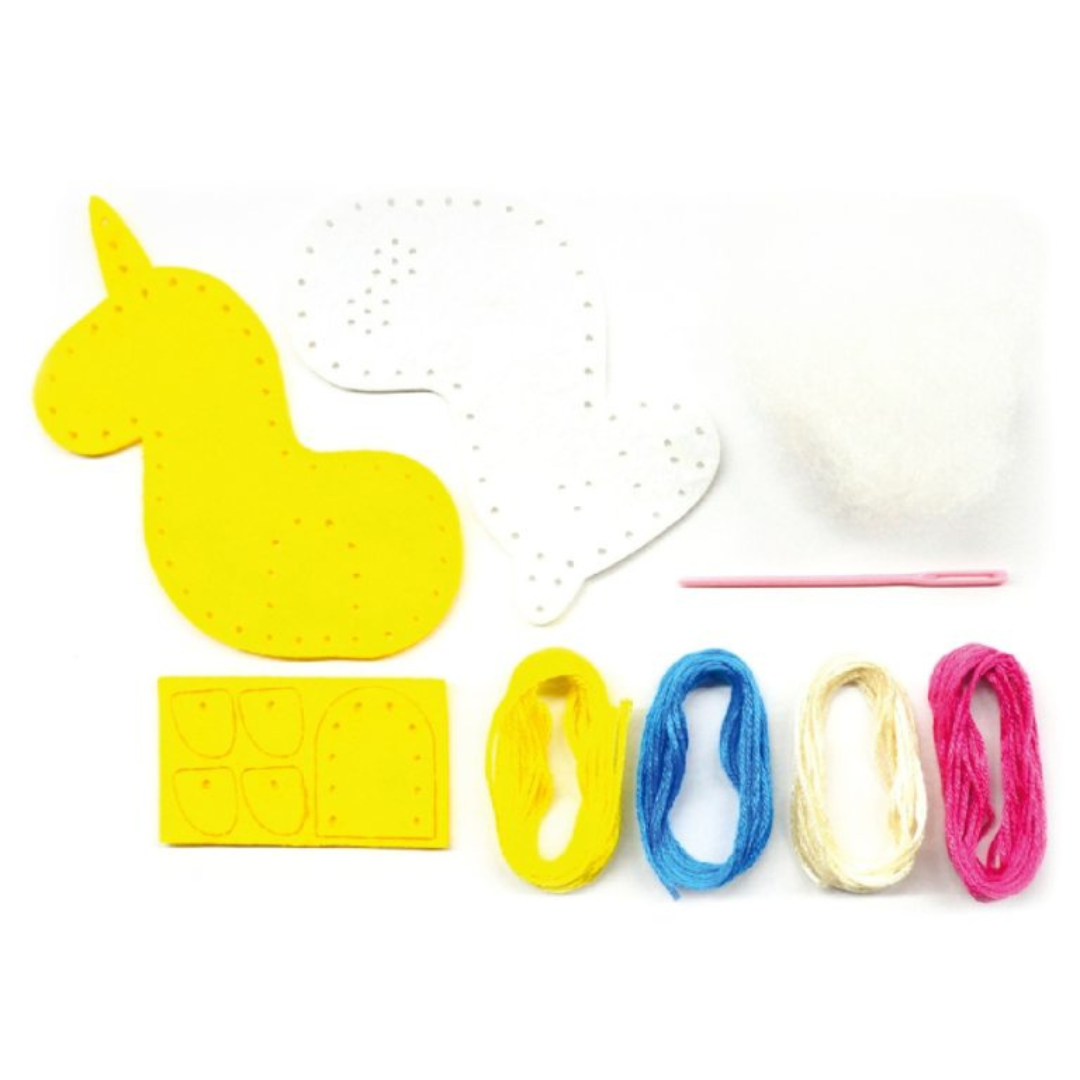 Topper de costura para lápis DIY - Unicórnio