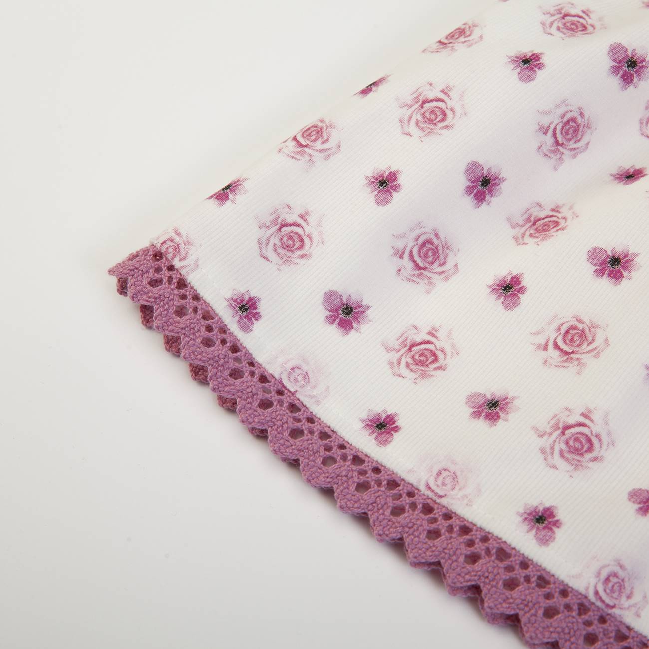 Vestido florido em bombazine 6-24 meses