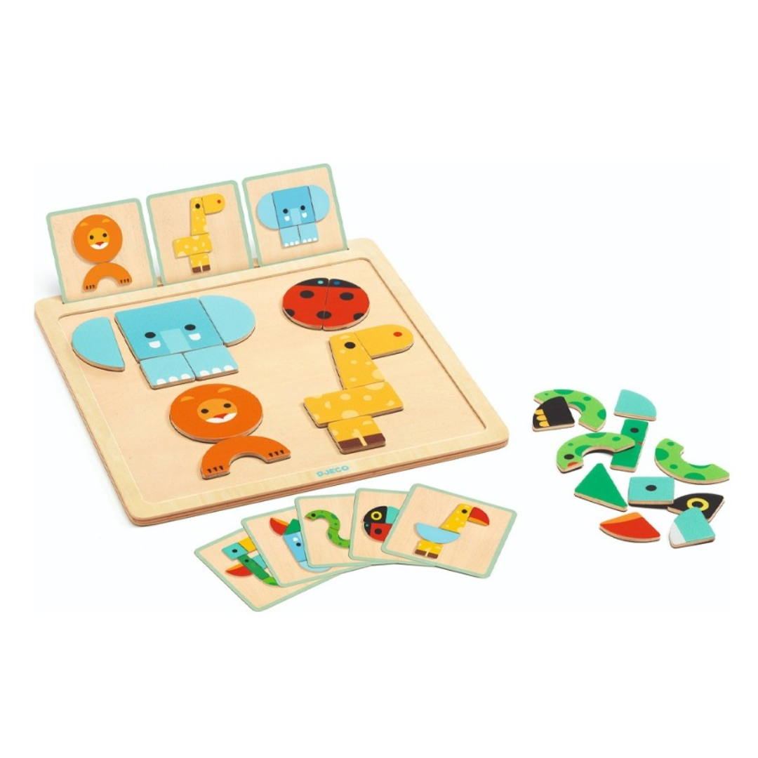 Puzzle magnético animais GéoBasic