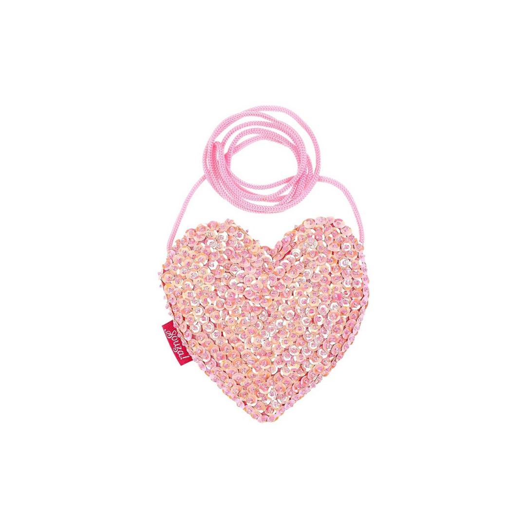 Mala Emma com lantejoulas rosa