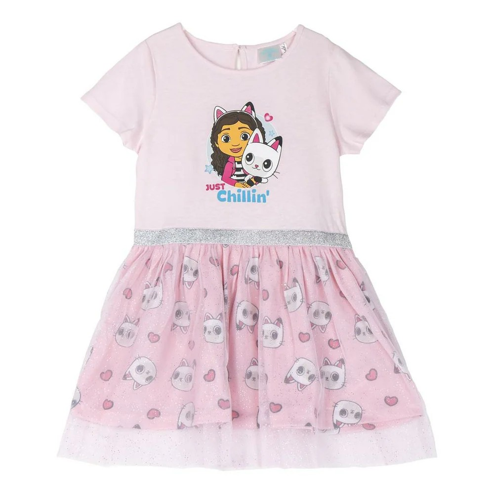 Vestido tule Gabby's Dollhouse 2-6 anos