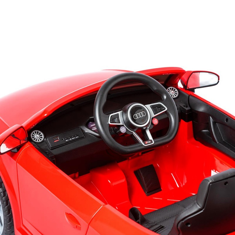 Carro elétrico 12V Audi TT RS Premium vermelho