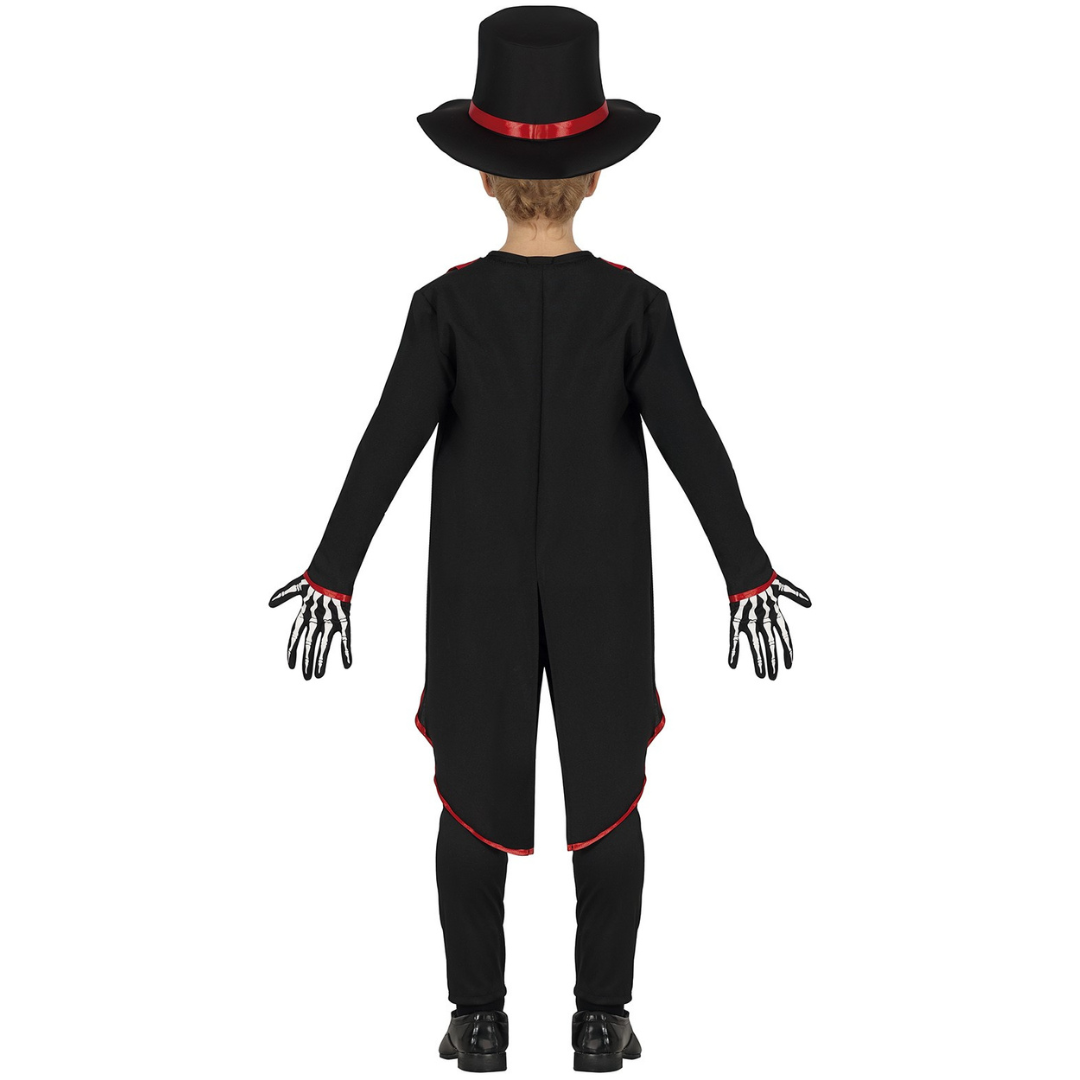 Fantasia Esqueleto elegante 3-12 anos