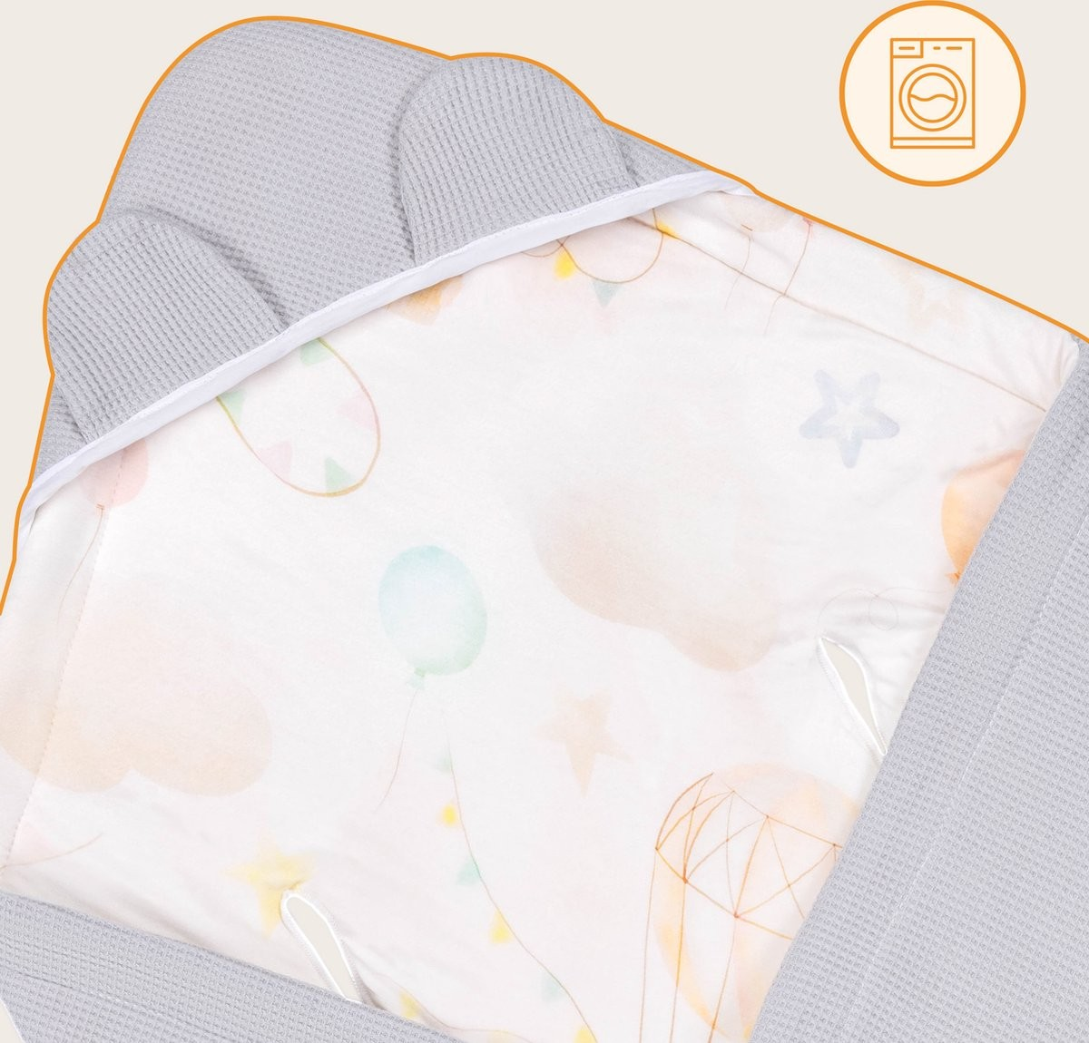 Manta de aquecimento para cadeira auto Cinza