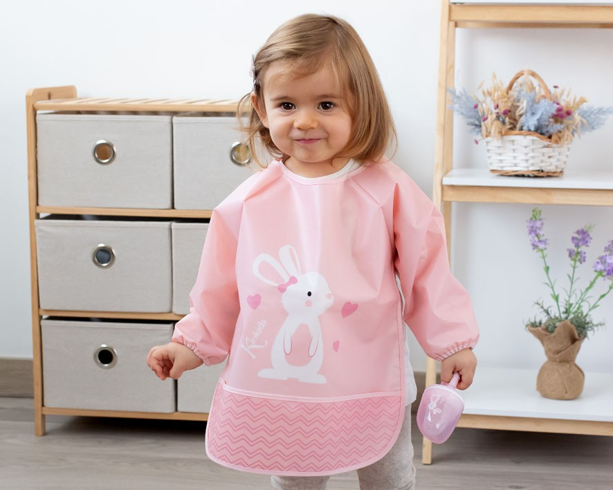 Babete Impermeável Rosa