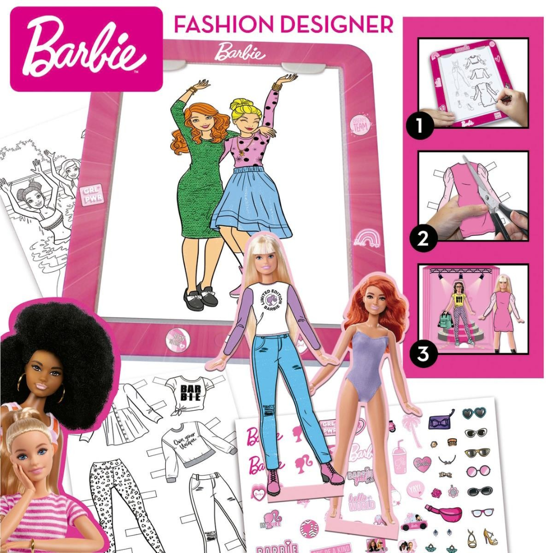 Mesa de luz Barbie Fashion Designer