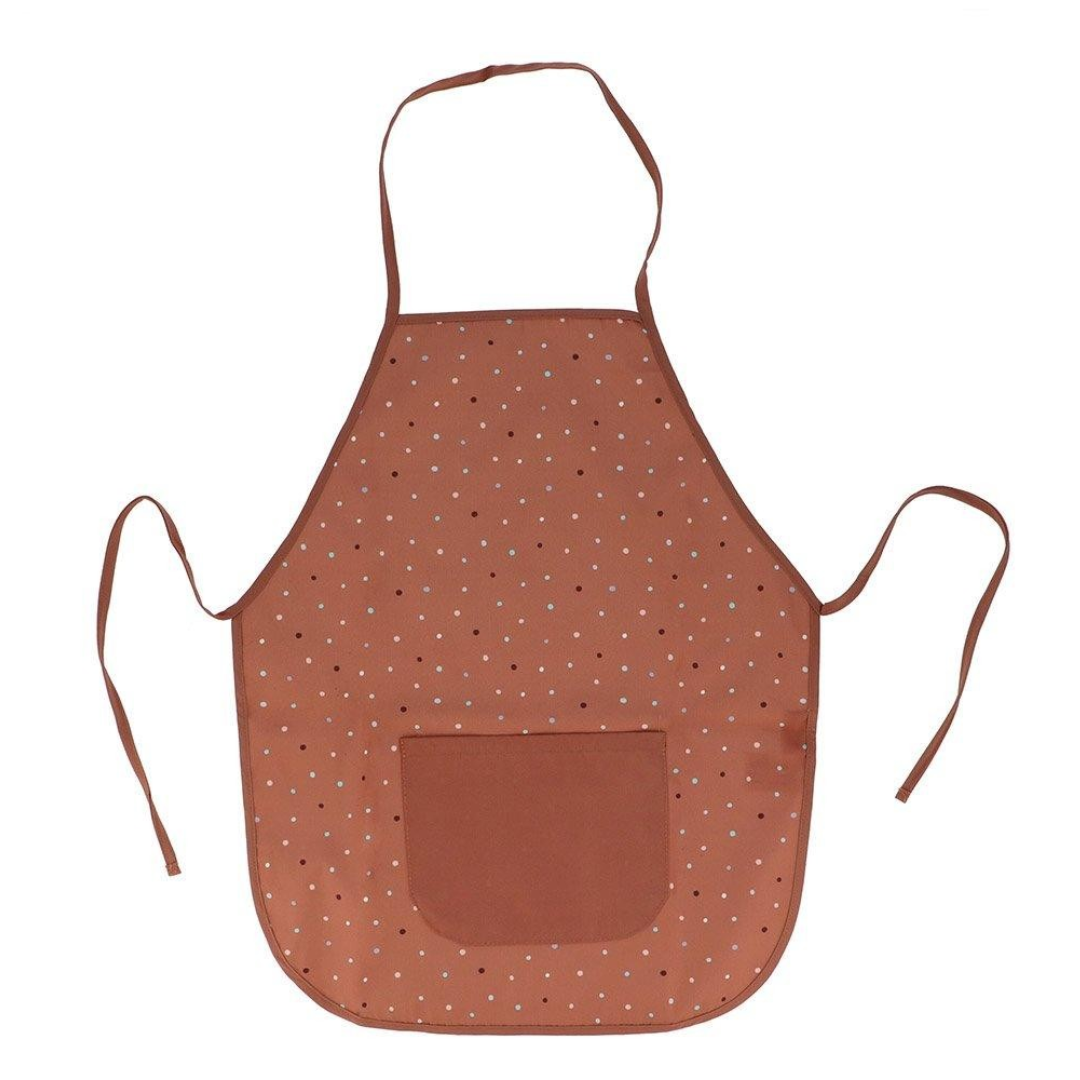 Avental infantil Dots Brown