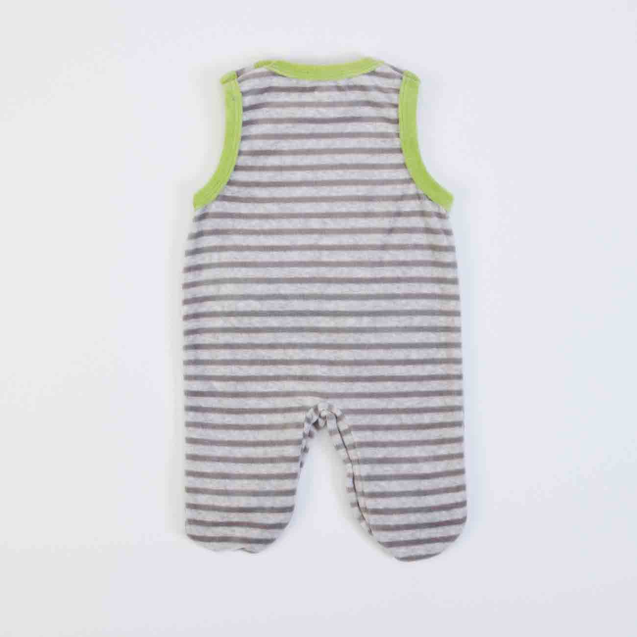 Conjunto jardineira e camisola Sapo - 1 mês