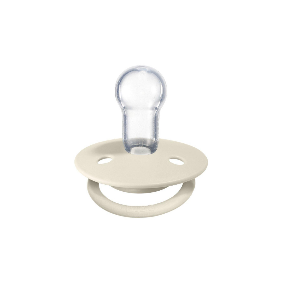 Pack 2 chupetas BIBS redondas Ivory/Pink 0-36 meses