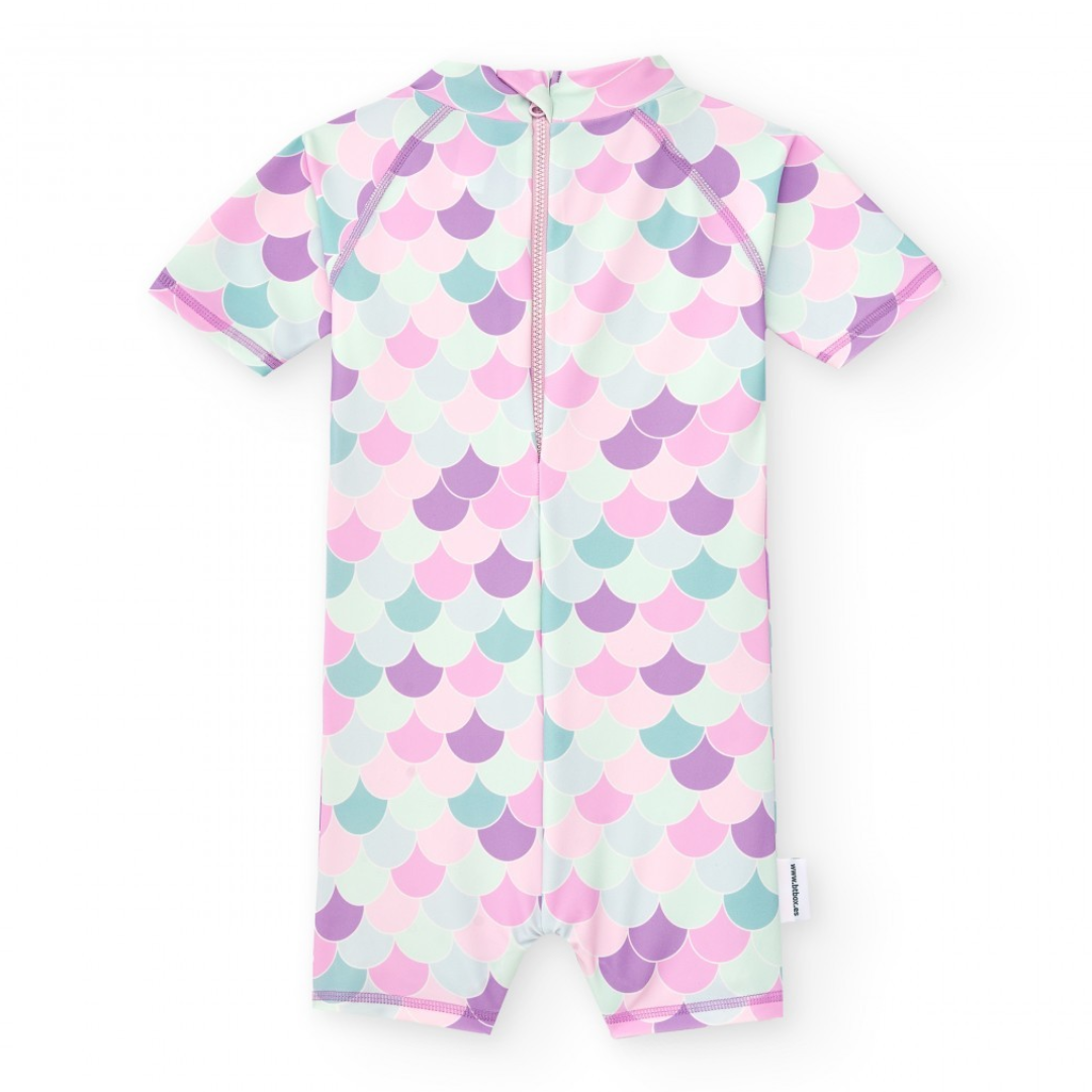 Macacão de banho proteção UV Sereia 6-12 meses