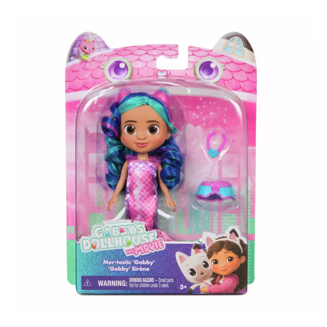 Boneca Gabby Sereia de Aquário 15cm