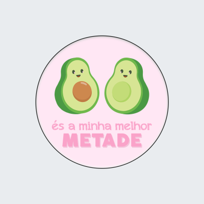 Pin Académico "Melhor Metade" - AZORICA