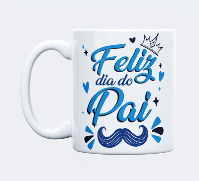 Caneca "Feliz Dia do Pai" - AZORICA
