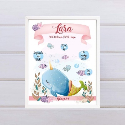 Quadros "Dados de Nascimento"