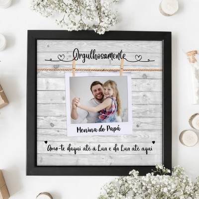 Quadro "Menina do Papá"