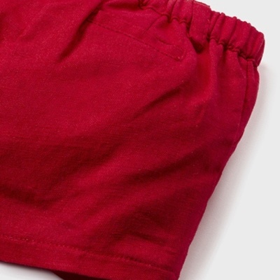 Conjunto 2 peças em linho Vermelho