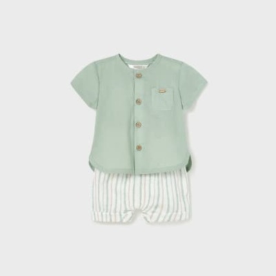 Conjunto 2 peças de algodão Aqua