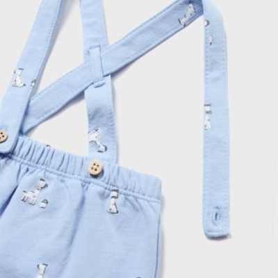 Conjunto 2 peças de algodão Light blue