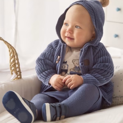 Casaco tricot recém nascido