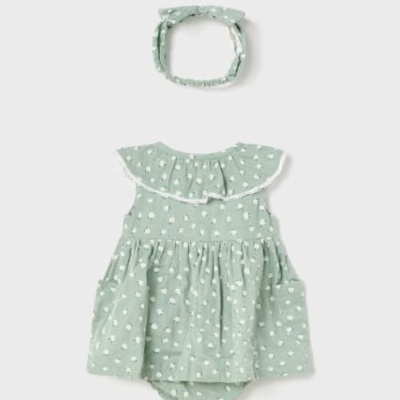 Vestido Estampado com bandolete