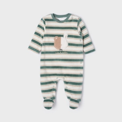 Babygrow Veludo Riscas
