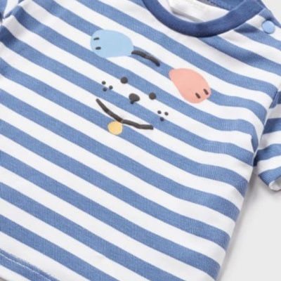 Conjunto 4 peças de algodão sustentável Ananás