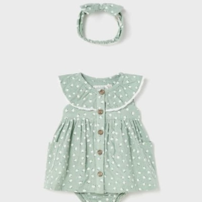 Vestido Estampado com bandolete