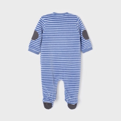Conjunto 2 Babygrows Veludo Blue Ice