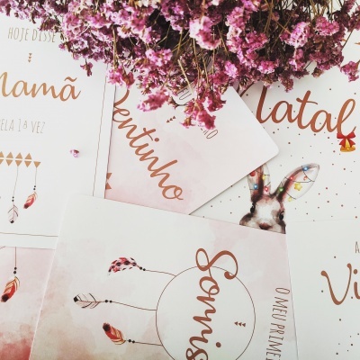 Cartões Atividades "Girl"