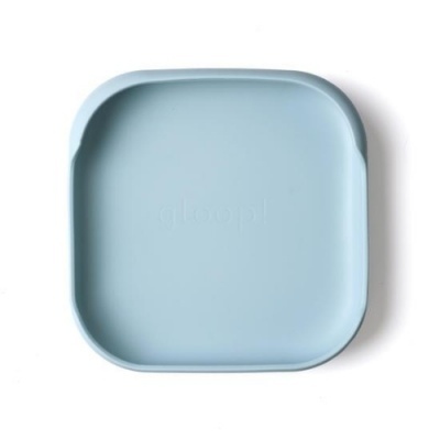 Prato com ventosa Dusty Blue