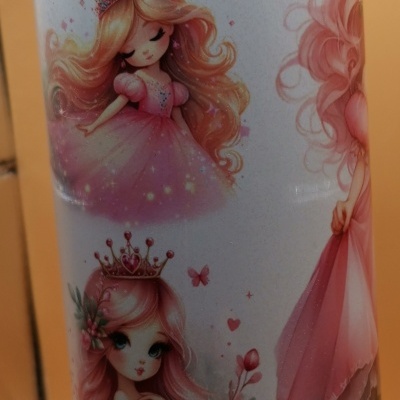 Tumbler / copo térmico Princesa